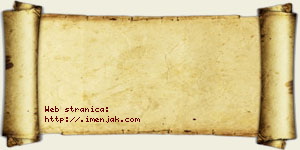 Jovana Vunduk vizit kartica